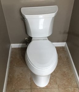 Toilet install